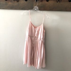 💕 FOREVER 21 Pink Mini Dress: Cami, Peasant, Lace